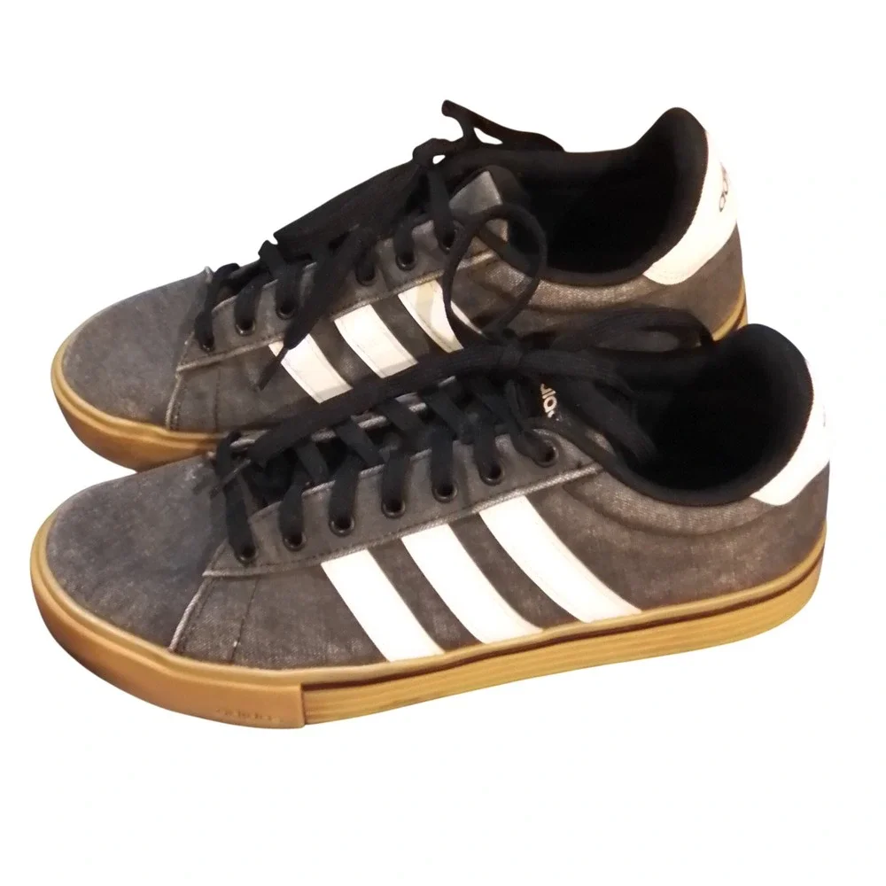 Adidas Grey White Gum Sole Skate‎ Casual Sneakers SKUM069